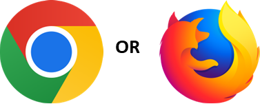 Chrome/Firefox logos