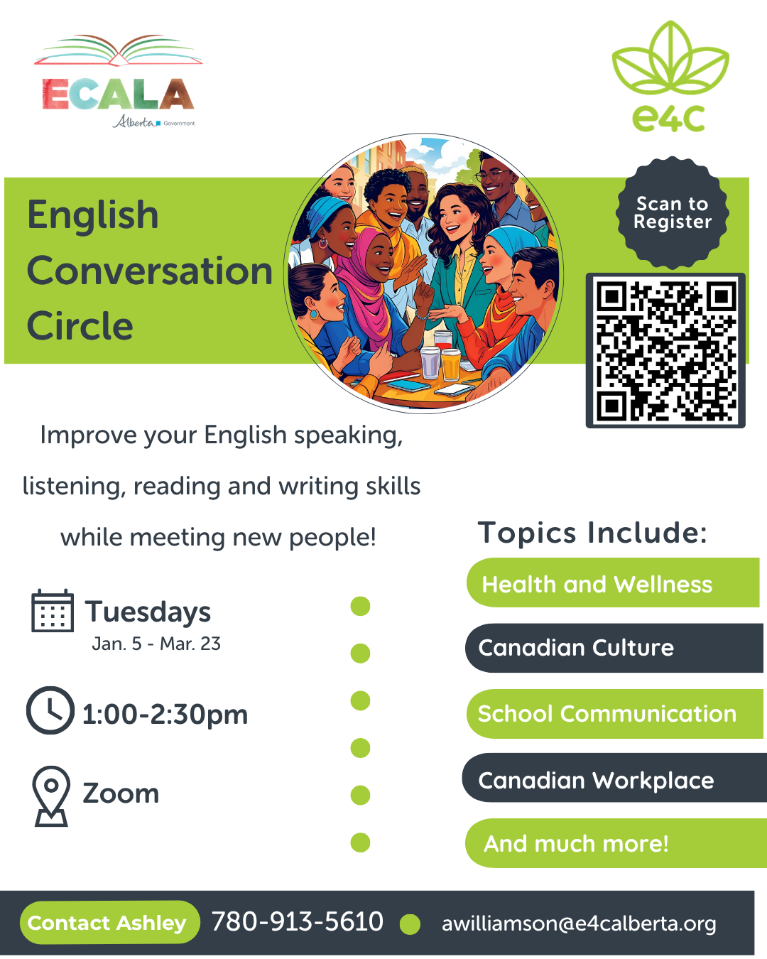 English Conversation Circle - Beginner Intermediate